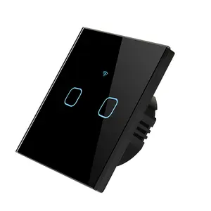 WIFI Alexa Google US EU UK 1/Gang Glasscheibe Smart Home Wand Touch WiFi Smart Light Switch
