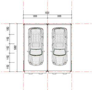 Conteneur de conception méditerranéenne pliable ou modulaire pour <span class=keywords><strong>garage</strong></span> de voiture, utilisation en parking, conteneur détachable de 20 pieds avec porte à enroulement - Product Image 5