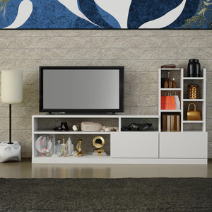 Tv stand armadietto di stoccaggio in legno armadi da esposizione <span class=keywords><strong>per</strong></span> il vostro <span class=keywords><strong>soggiorno</strong></span> mobili con <span class=keywords><strong>libreria</strong></span> - Product Image 3