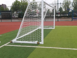 Portería de fútbol de acero de suministro directo de fábrica, portería de fútbol portátil con redes de fútbol - Product Image 5