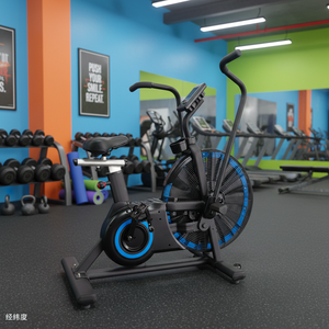Bicicleta estática de aire con asiento ajustable y altura regulable para diferentes usuarios - Product Image 4