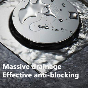 OEM 3-4 pulgadas <span class=keywords><strong>de</strong></span> acero inoxidable cuadrado ducha <span class=keywords><strong>bañera</strong></span> drenaje filtro moderno oculto piso drenaje para Hotel baño drenaje - Product Image 5