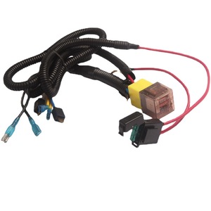 Kit de câblage de relais de klaxon de voiture 12V 24V pour modification de klaxon escargot, usage général, couleur jaune - Product Image 1
