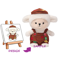 Peluche personnalisée super douce avec rembourrage en coton PP pour la marque Party-Pleasy