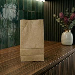 High Durability Brown Kraft Packaging <b>Bags</b> 100 GSM Recyclable Carry <b>Bags</b> - Product Image 3