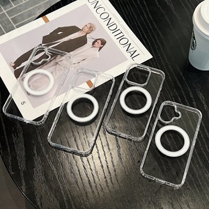 Cho Iphone 15 Pro Có Thể Sạc Lại Từ Trong Suốt Acrylic Trường Hợp Điện Thoại PC Trường Hợp Điện Thoại Iphone16 Trường Hợp - Product Image 1