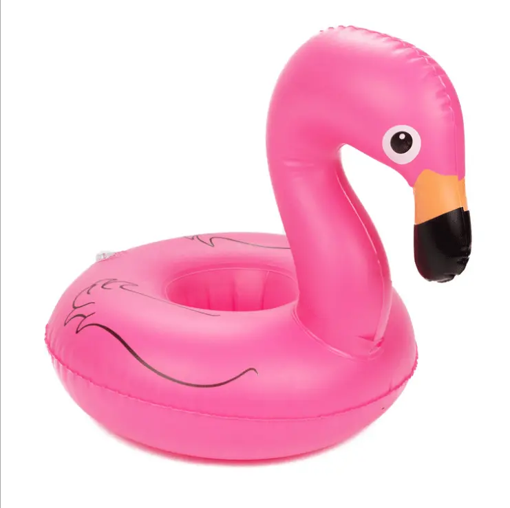 Swimming Float Pool Drink Holder Inflatable Floating flamingo Cup Drink Holder
