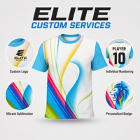 MARKAKRALI Ignite Your Running Passion T-shirt à sublimation dynamique abstrait axé sur le sport Imprimés énergiques sur tissu tricoté