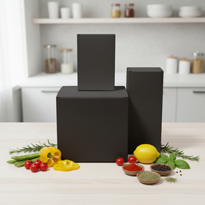 Caixas de Papelão Recicláveis Pretas com Fechamento Magnético para Embalagem de Cosméticos Personalizáveis com Cílios Postiços UV de 2mm - Product Image 5