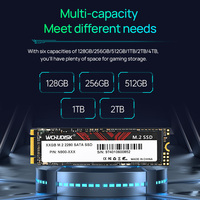 SSD M.2 Sata NGFF 2 To 1 To 128 Go 256 Go 512 Go Disque SSD M2 pour ordinateur portable PC Disque dur