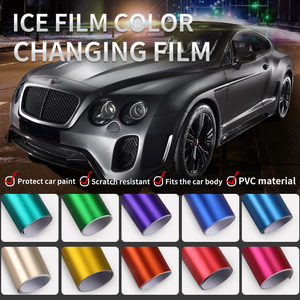Film Vinyle Adhésif Mat PVC/PET pour Voiture, Effet Peinture Originale, Sans Bulles, Décalcomanie Intérieure/Extérieure, Film DIY pour Changement de Couleur de Voiture - Product Image 5