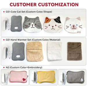 Ceinture Porte-Bouillotte Chauffante en Flanelle avec Housse - Product Image 6