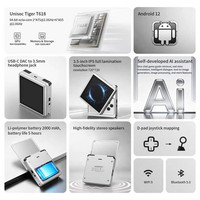 Console de jeu portable rétro classique ANBERNIC RG Rotate Android 12 3 Go + 32 Go avec écran IPS entièrement laminé de 3,5 pouces