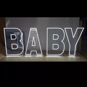 Lumière néon LED personnalisable pour les propositions de mariage, les anniversaires (10e anniversaire), et l'illumination de lettres et de chiffres « 520-Amour » - Product Image 4