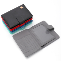 Porta Pasaportes Multifuncional de Piel Sintética con Protección RFID, Portátil y Económico, con Múltiples Ranuras para Tarjetas