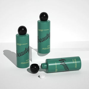 Leere sphärische Kappe Pet <span class=keywords><strong>Plastic</strong></span> Cosmetic Shampoo Lotion Flaschen 250ml Großhandel Herstellung - Product Image 2