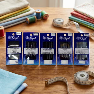 Aiguilles à pointe acérée ND0057 |   Aiguilles à coudre royales, types variés, en acier à œil doré, pour couture à la main ND0057 ND0058 ND0066 ND0063 ND0065 - Product Image 1