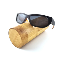 Lunettes de soleil de sport haut de gamme faites à la main pour homme, en bois de bambou, avec verres miroir CNC et protection UV
