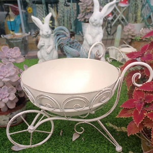 Couvre-<span class=keywords><strong>pot</strong></span> de fleurs en tôle de fer vieilli rétro pour pots de fleurs et jardinières - Product Image 6