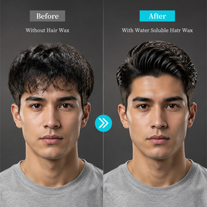 Cire coiffante unisexe bio sans alcool pour cheveux bouclés et secs en pot aluminium coloré - Product Image 6