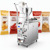 Machine de remplissage et de scellage automatique compacte pour sachets de liquides (piment, miel, beurre de cacahuète, sauce, ketchup) et pâtes