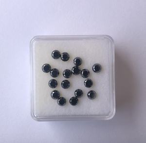 Jewel Creation - Diamante Negro Natural de 2 mm y 4 mm, Corte Brillante Facetado, Gema Suelta con Certificado IGI para Joyería - Product Image 2