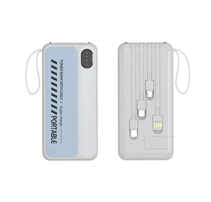 Banque d'alimentation de haute qualité <span class=keywords><strong>10000Mah</strong></span> avec câble chargeur rapide <span class=keywords><strong>batterie</strong></span> <span class=keywords><strong>externe</strong></span> chargeur Portable <span class=keywords><strong>batterie</strong></span> <span class=keywords><strong>externe</strong></span> Powerbank - Product Image 2