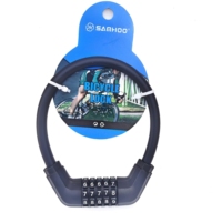 Samhoo Vente Flash Cadenas à Câble pour Vélo de Route en Acier, Code à 5 Chiffres, Sécurité Renforcée, Plusieurs Tailles