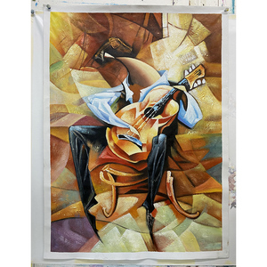 Póster <span class=keywords><strong>de</strong></span> Lienzo Hecho a Mano <span class=keywords><strong>de</strong></span> <span class=keywords><strong>Picasso</strong></span>, Cuadro <span class=keywords><strong>de</strong></span> <span class=keywords><strong>Pintura</strong></span> al Óleo Famoso, Cuadros Modernos y Elegantes, Arte Abstracto para Decoración del Hogar - Product Image 3