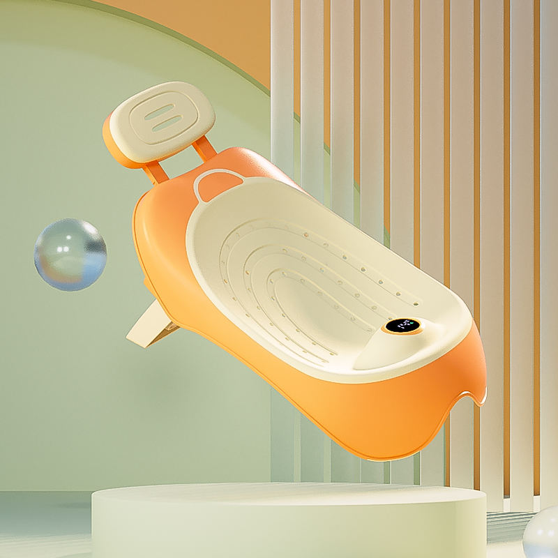 Orange with headrest and thermometer