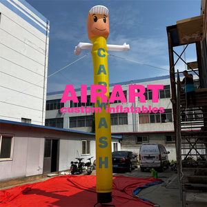 Muñeco Inflable Personalizado con Logotipo, Sky Dancer, Tubo Inflable Amarillo para Lavado <span class=keywords><strong>de</strong></span> Autos, Publicidad para Apertura <span class=keywords><strong>de</strong></span> Talleres y Gasolineras - Product Image 3