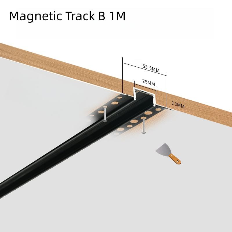 Negro/Magnético Power track B 1m
