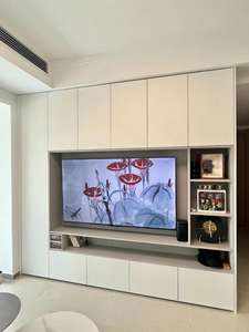 Whole Wall Tv Cabinet Modern Style Full Wall Tv Cabinet Whole <b>House</b> Custom <b>Furniture</b> - Product Image 6