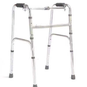 Déambulateur à roulettes Wishmed en alliage d'aluminium, pliable et portable, dispositif d'aide à la marche pour personnes âgées et handicapées, aide à la rééducation - Product Image 1