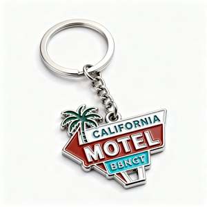 Porte-clés en métal créatif pour motel, étiquette personnalisée avec numéro de chambre pour promotion de marque, cadeaux événementiels et présentation en magasin - Product Image 2