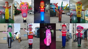 Custom <strong>Inflatable</strong> Restaurant Beer Waving Tube Man <strong>Inflatable</strong> Wave Man <strong>Inflatable</strong> Advertising Events Red <strong>Inflatable</strong> - Product Image 2