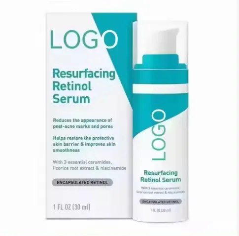 Best Renewing Retinol Resurfacing Hydrating Hyaluronic Acid Serum Post Acne Marks Skin Texture Pore Refining Serum