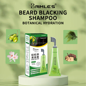 Miglior colorante barba baffi 100ML rosmarino delicato colore organico di lunga durata Non sbiadito barba e <span class=keywords><strong>capelli</strong></span> tinti di nero per grigio - Product Image 5
