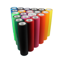 Vinilo Termotransferible (HTV) de PVC Colorido, Imprimible, para Camisetas, Acabado Brillante o Mate, Ancho Personalizado OEM