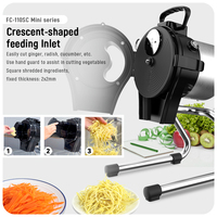 Mini Machine commerciale de découpe de légumes, fabricant kawasaki, coupe-légumes électrique pour piment, carotte, gingembre