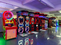 Machine de boxe électronique à monnayeur avec éclairage LED néon et pointage, pour usage commercial en centre commercial, vente en gros