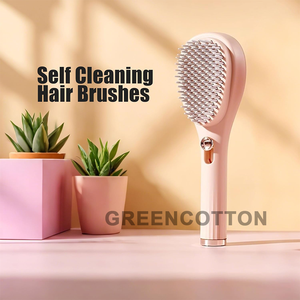 Sisir Rambut Pembersih Otomatis dengan Logo Kustom, Sisir Bantalan Udara, Sisir Pelurus Rambut, Sisir Penata Rambut Bulu Halus untuk Rambut Keriting - Product Image 6