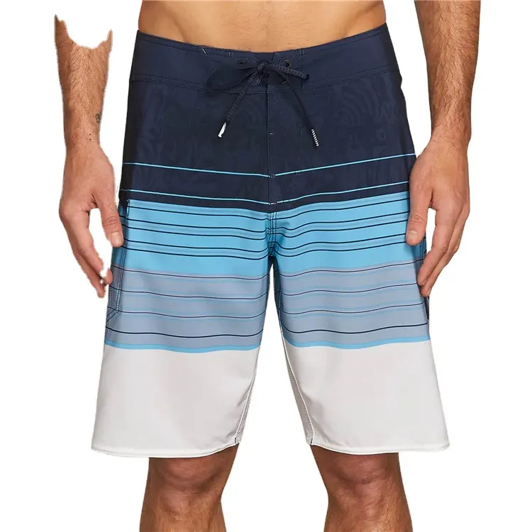 Custom design 4 way stretch Men Swimwear Board Surf board sport Short maillot Male gym pant plus size trouser workout yoga solid