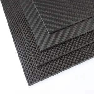 Hot Sale 2.5mm Thickness Kevlar Cloths on both surfaces 400x500mm Carbon Fiber Sheets