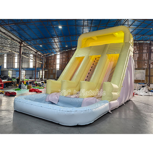 Scivolo gonfiabile personalizzabile della casa di rimbalzo per lo scivolo bianco durevole dei bambini per il <span class=keywords><strong>compleanno</strong></span> delle feste domestiche - Product Image 3