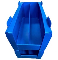 Boîte en plastique ondulée de Coroplast de pp/conteneur/plateau/carton/poubelle d'étagère pour l'emballage et l'expédition de stockage