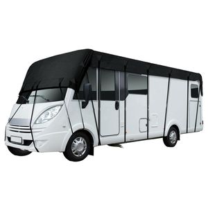 2100D caravane <span class=keywords><strong>camping</strong></span>-<span class=keywords><strong>car</strong></span> toit housse <span class=keywords><strong>de</strong></span> <span class=keywords><strong>protection</strong></span> <span class=keywords><strong>Protection</strong></span> bâche étanche 26 pièces ceintures coupe-vent pour caravane RV - Product Image 1