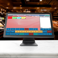 Écran tactile KDS de 21,5 pouces personnalisé en usine pour cuisine, système de point de vente (PDV) de haute qualité pour cantine