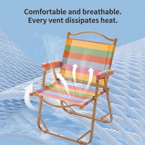 Colorful <b>Folding</b> Camping <b>Chair</b> Portable Outdoor Garden Beach <b>Chair</b> Lightweight Sturdy Design - Product Image 2