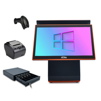 Sistem POS Touch all in one dengan printer penerimaan 80 mm